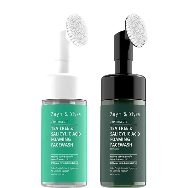 Zayn & Myza Tea Tree & Salicylic Acid Foaming With Built-In Deep Cleansing Brush (For Women) price in Pakistan