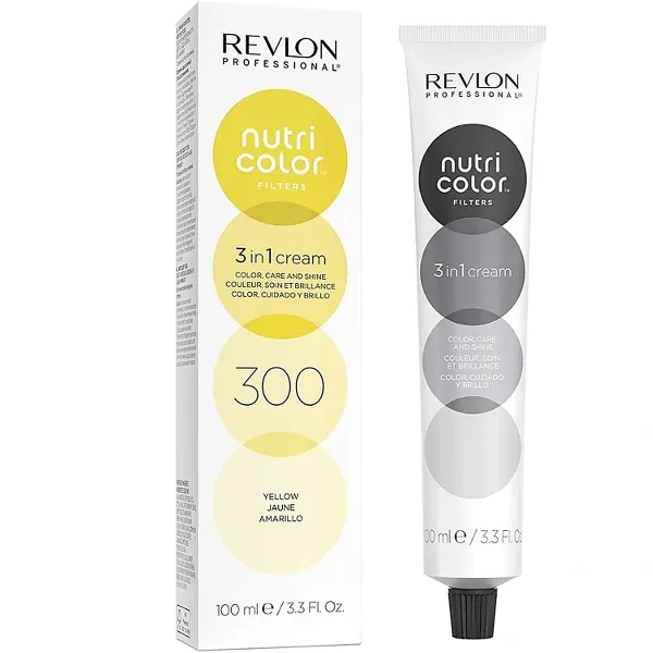 Revlon - Nutri Color! Filters 3-In-1 Hair Color - Yellow 300 - 100Ml