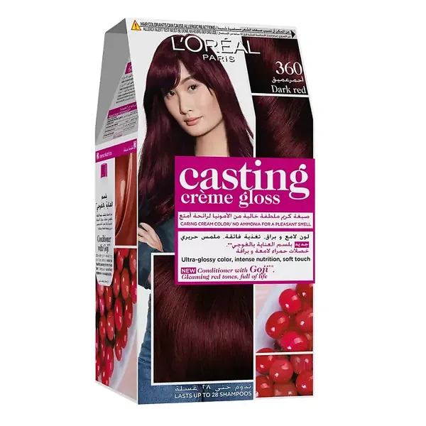 Loreal Paris Casting Creme Gloss 360 Dark Red