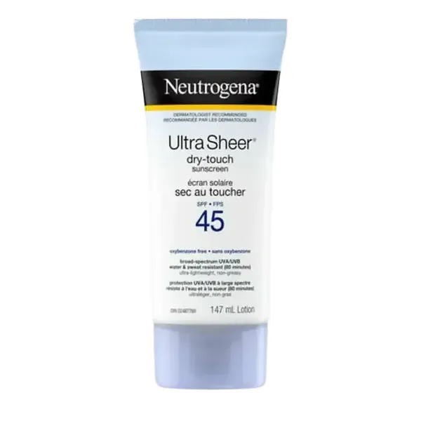Neutrogena Sheer Zinc Sunscreen Broad Spectrum SPF 45