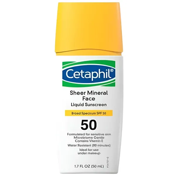 CETAPHIL SHEER MINERAL SUNSCREEN FACE LIQUID BROAD SPECTRUM SPF 50 expiry 12/23 price in Pakistan