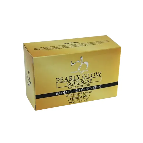 Hemani Pearly Glow Gold Soap